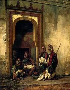 unknow artist Arab or Arabic people and life. Orientalism oil paintings 145 oil painting picture